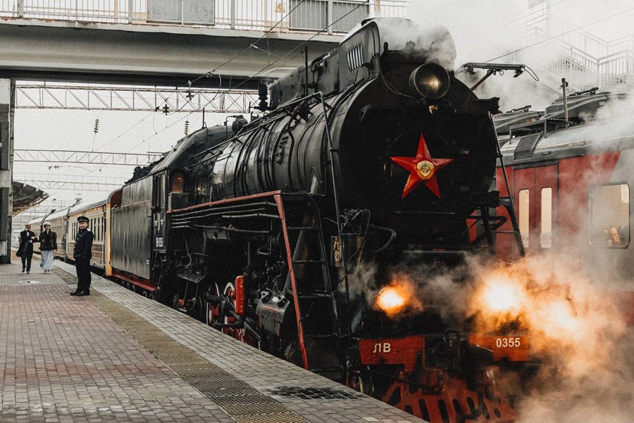 Ретропоезд в Троицк